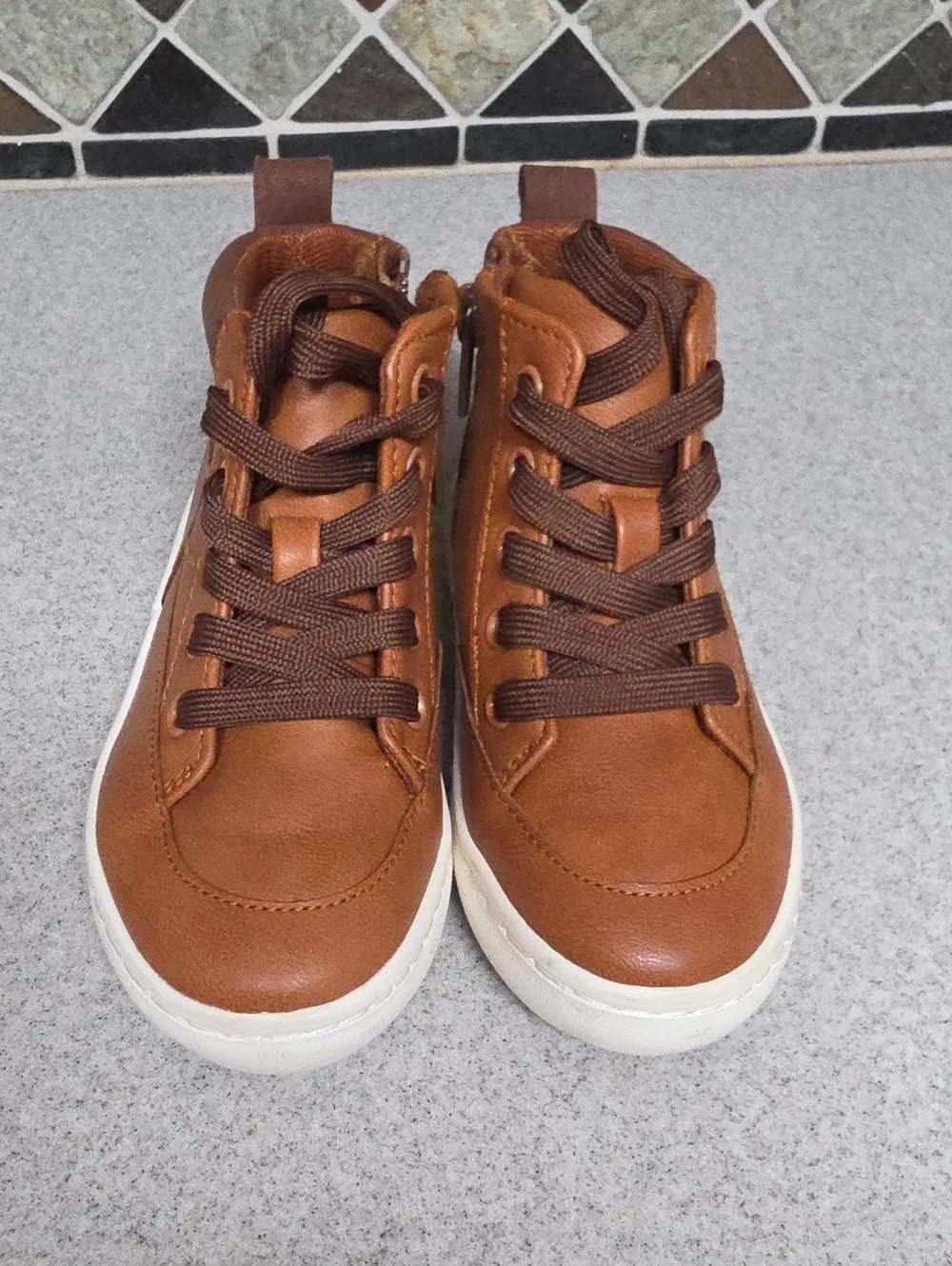 Cat & Jack Brown High-Top Sneakers